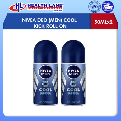 NIVEA DEO (MEN) COOL KICK ROLL ON (50MLx2)